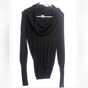 Venus Black Turtleneck Sweater Size S